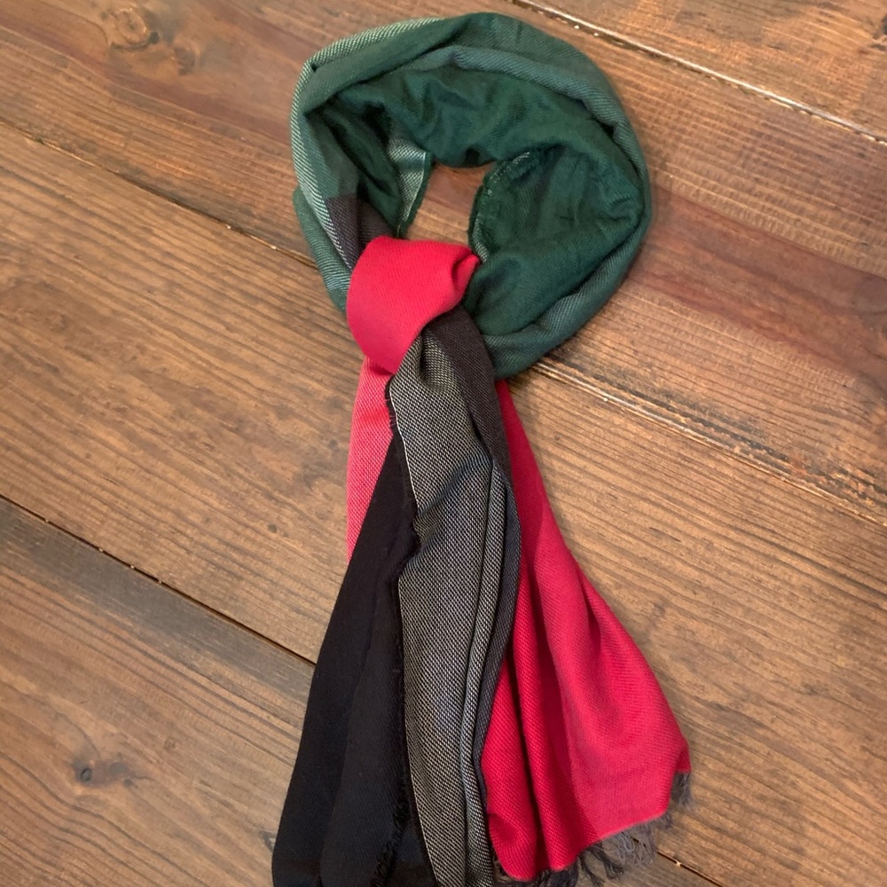 Madison Pholya Color Block Scarf - Picture 2 of 4